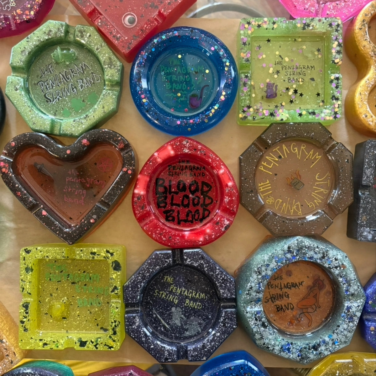 Custom Ashtrays by NICOLE!